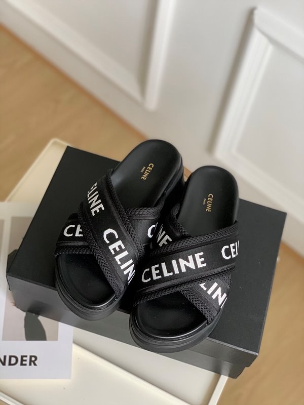 메쉬 & 텍스타일 슬리퍼 (블랙) [매장가 105만원대]