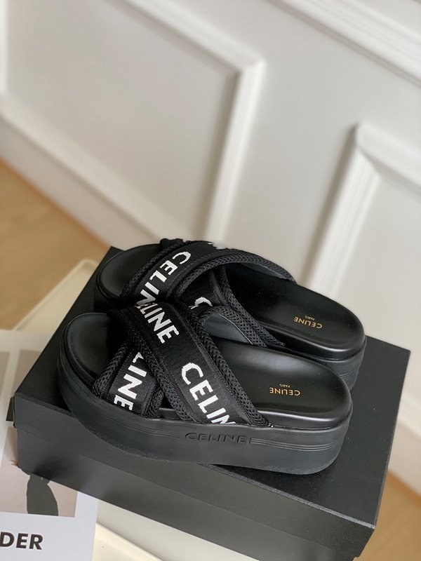 메쉬 & 텍스타일 슬리퍼 (블랙) [매장가 105만원대]