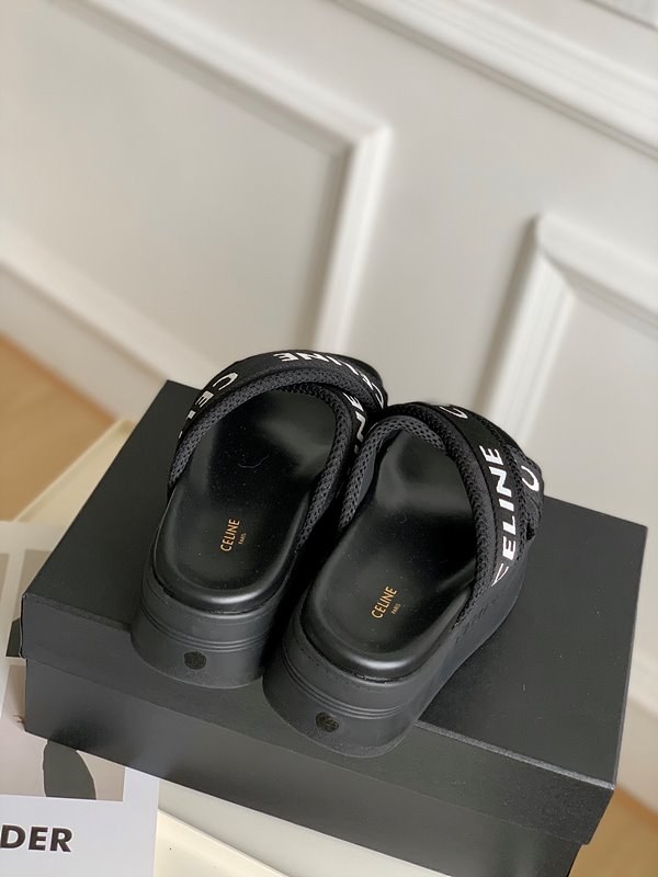 메쉬 & 텍스타일 슬리퍼 (블랙) [매장가 105만원대]