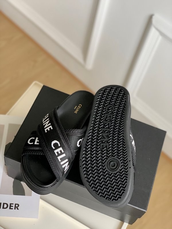 메쉬 & 텍스타일 슬리퍼 (블랙) [매장가 105만원대]