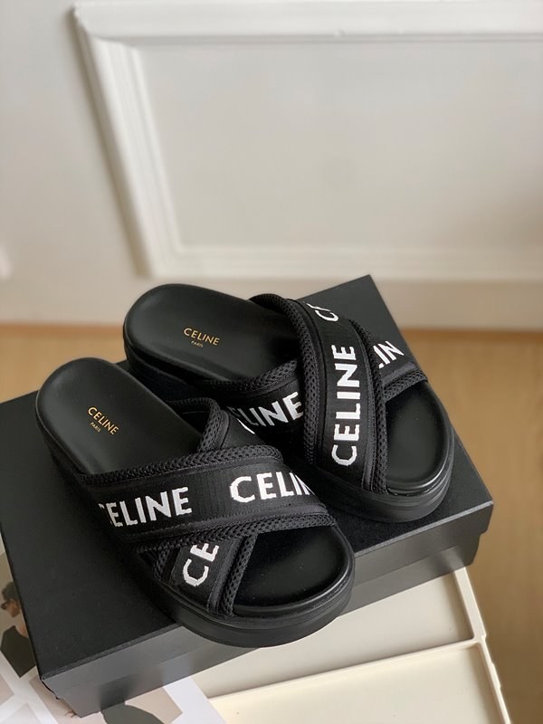 메쉬 & 텍스타일 슬리퍼 (블랙) [매장가 105만원대]