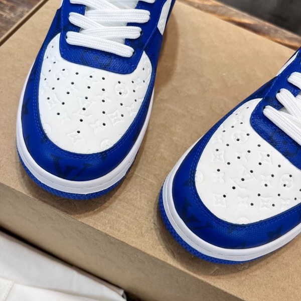 루이비통 X 나이키 에어포스 1 로우 바이 버질 아블로 화이트 팀 로얄 [리셀가600만원대]