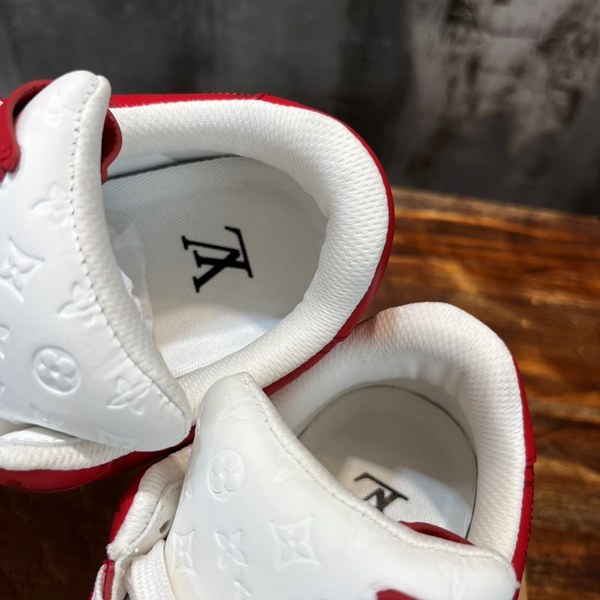 루이비통 X 나이키 에어포스 1 로우 바이 버질 아블로 화이트 코멧 레드 [리셀가600만원대]