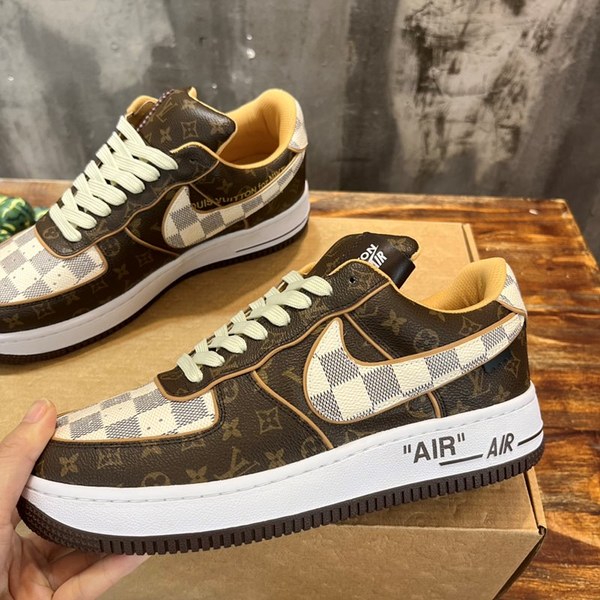 루이비통 X 나이키 에어포스 1 로우 바이 버질 아블로 다미에 [리셀가5억대]
