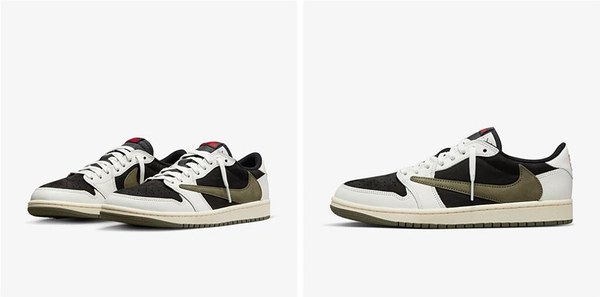 나이키 조던 X 트래비스 스캇 에어 조던 1 로우 스니커즈