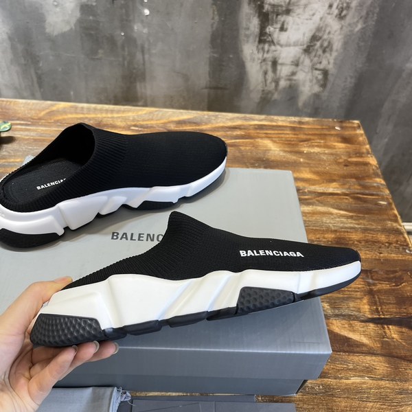 발렌시아가 스피드러너 SPEED 리사이클 니트 뮬 블랙 [매장가140만원대]