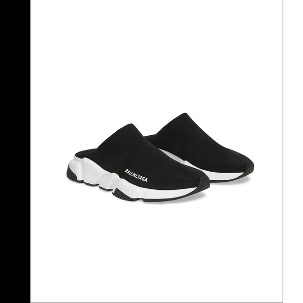 발렌시아가 스피드러너 SPEED 리사이클 니트 뮬 블랙 [매장가140만원대]