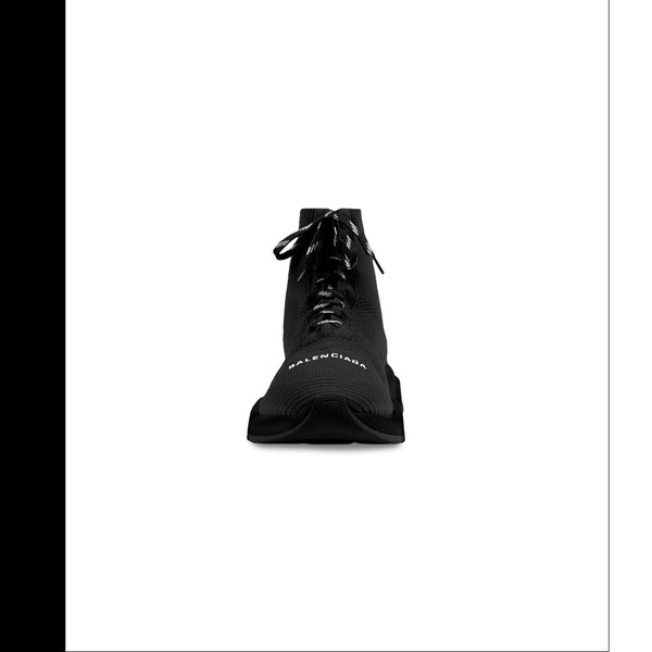 발렌시아가 스피드러너 SPEED 2.0 LACE-UP 리사이클드 니트 트레이너 블랙  [매장가140만원대]