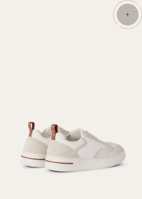 로로피아나 뉴포트 워크 스니커즈 / 화이트 [매장가132만원대]