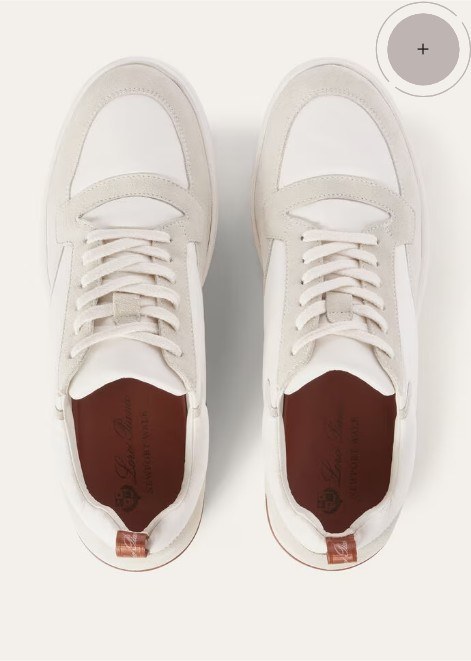 로로피아나 뉴포트 워크 스니커즈 / 화이트 [매장가132만원대]