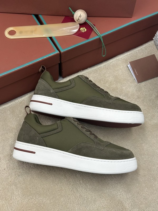 로로피아나 뉴포트 워크 스니커즈 / 카키 [매장가132만원대]