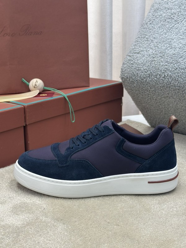 로로피아나 뉴포트 워크 스니커즈 / 블루네이비 [매장가132만원대]