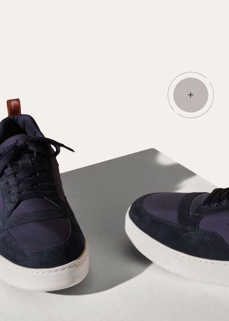 로로피아나 뉴포트 워크 스니커즈 / 블루네이비 [매장가132만원대]