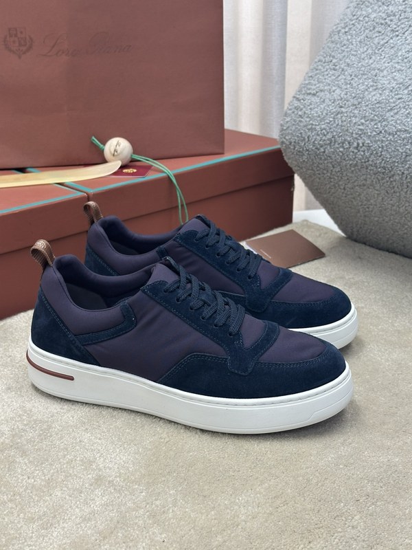 로로피아나 뉴포트 워크 스니커즈 / 블루네이비 [매장가132만원대]