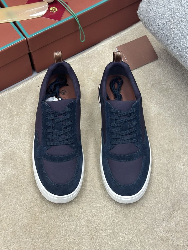 로로피아나 뉴포트 워크 스니커즈 / 블루네이비 [매장가132만원대]