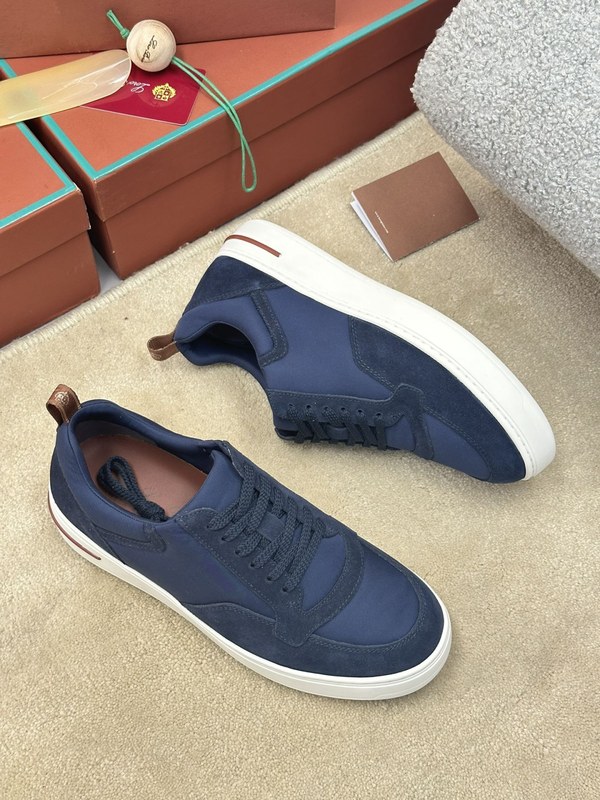 로로피아나 뉴포트 워크 스니커즈 / 블루 [매장가132만원대]