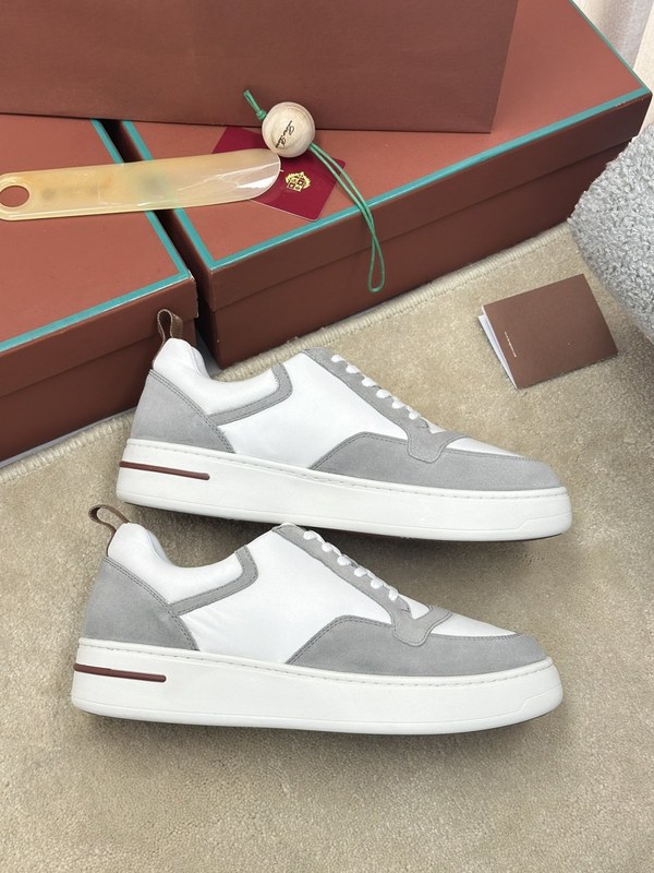 로로피아나 뉴포트 워크 스니커즈 / 그레이 [매장가132만원대]