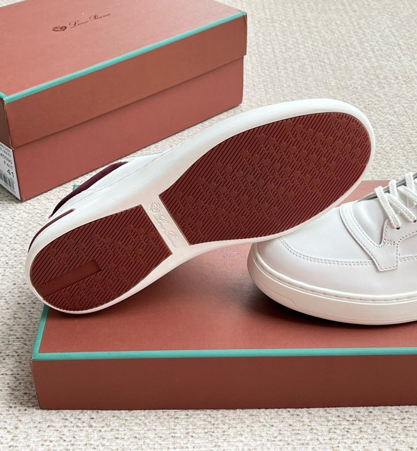 로로피아나 뉴포트 2.0 로우 워크 스니커즈 / 버건디 [매장가150만원대]