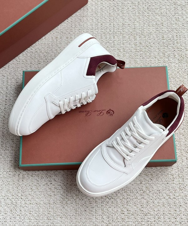 로로피아나 뉴포트 2.0 로우 워크 스니커즈 / 버건디 [매장가150만원대]