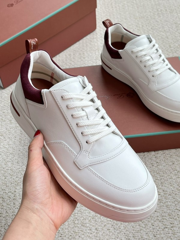 로로피아나 뉴포트 2.0 로우 워크 스니커즈 / 버건디 [매장가150만원대]