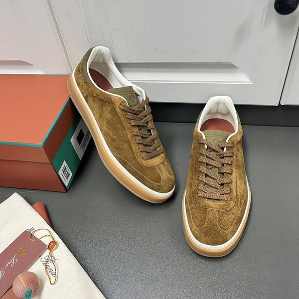 로로피아나 테니스 워크 스니커즈 / 카키 [매장가160만원대]