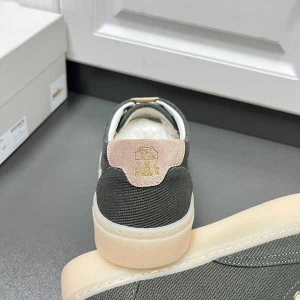 BRUNELLO CUCINELLI 브루넬로 쿠치넬리 남성 트윌 레이스업 스니커즈 / 앤트러사이트 그레이 [매장가125만원대]