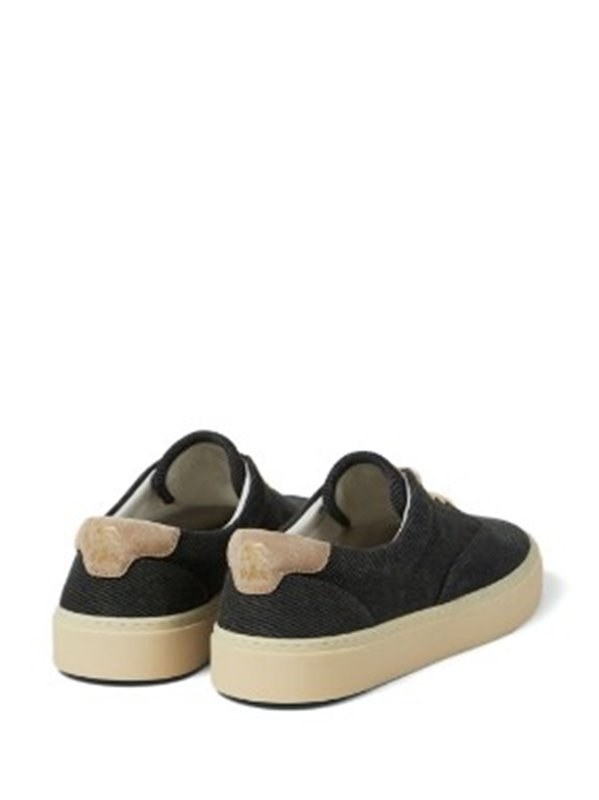 BRUNELLO CUCINELLI 브루넬로 쿠치넬리 남성 트윌 레이스업 스니커즈 / 앤트러사이트 그레이 [매장가125만원대]