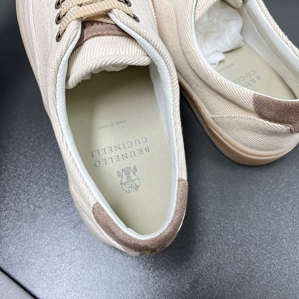 BRUNELLO CUCINELLI 브루넬로 쿠치넬리 남성 트윌 레이스업 스니커즈 / 베이지 [매장가125만원대]