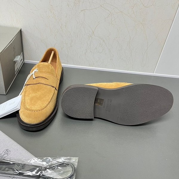 BRUNELLO CUCINELLI 브루넬로 쿠치넬리 남성 스웨이드 페니 로퍼 / 브라운 [매장가175만원대]