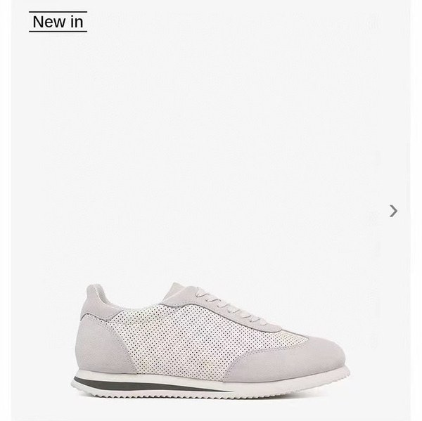 BRUNELLO CUCINELLI 브루넬로 쿠치넬리 남성 바이컬러 레더 스니커즈 / 화이트 [매장가166만원대]