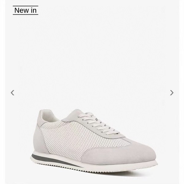 BRUNELLO CUCINELLI 브루넬로 쿠치넬리 남성 바이컬러 레더 스니커즈 / 화이트 [매장가166만원대]