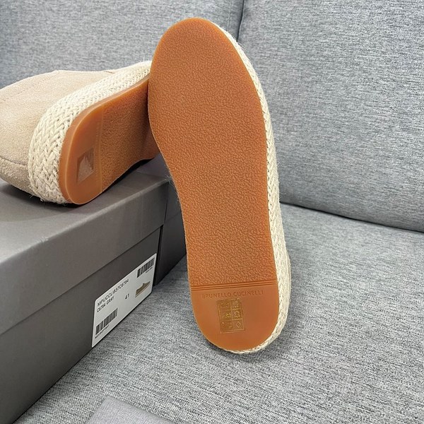 BRUNELLO CUCINELLI 브루넬로 쿠치넬리 남성 라운드 토 스웨이드 로퍼 / 베이지 [매장가135만원대]