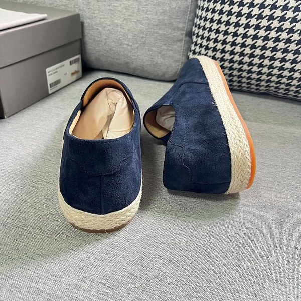 BRUNELLO CUCINELLI 브루넬로 쿠치넬리 남성 라운드 토 스웨이드 로퍼 / 블루 [매장가135만원대]