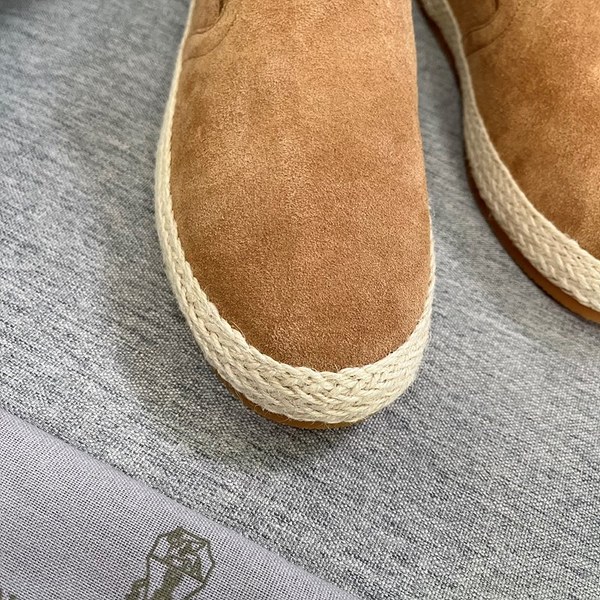 BRUNELLO CUCINELLI 브루넬로 쿠치넬리 남성 라운드 토 스웨이드 로퍼 / 브라운 [매장가135만원대]