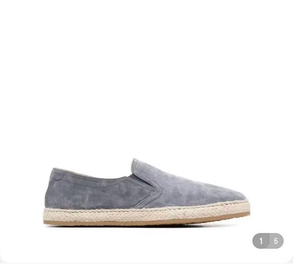 BRUNELLO CUCINELLI 브루넬로 쿠치넬리 남성 라운드 토 스웨이드 로퍼 / 그레이 [매장가135만원대]