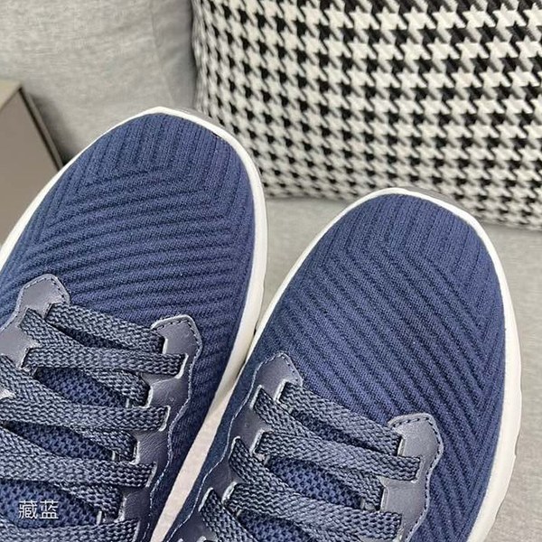 BRUNELLO CUCINELLI 브루넬로 쿠치넬리 남성 니트 로우탑 스니커즈 / 네이비 [매장가165만원대]