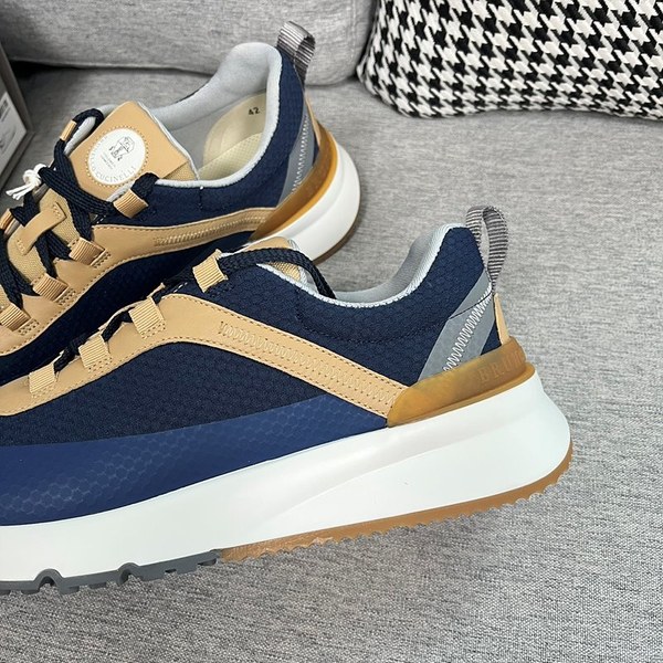 BRUNELLO CUCINELLI 브루넬로 쿠치넬리 남성 로우탑 스니커즈 / 블루 [매장가165만원대]