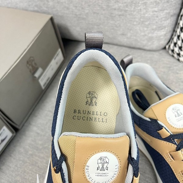 BRUNELLO CUCINELLI 브루넬로 쿠치넬리 남성 로우탑 스니커즈 / 블루 [매장가165만원대]