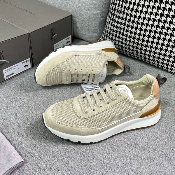 BRUNELLO CUCINELLI 브루넬로 쿠치넬리 남성 로우탑 스니커즈 / 비스킷 [매장가165만원대]