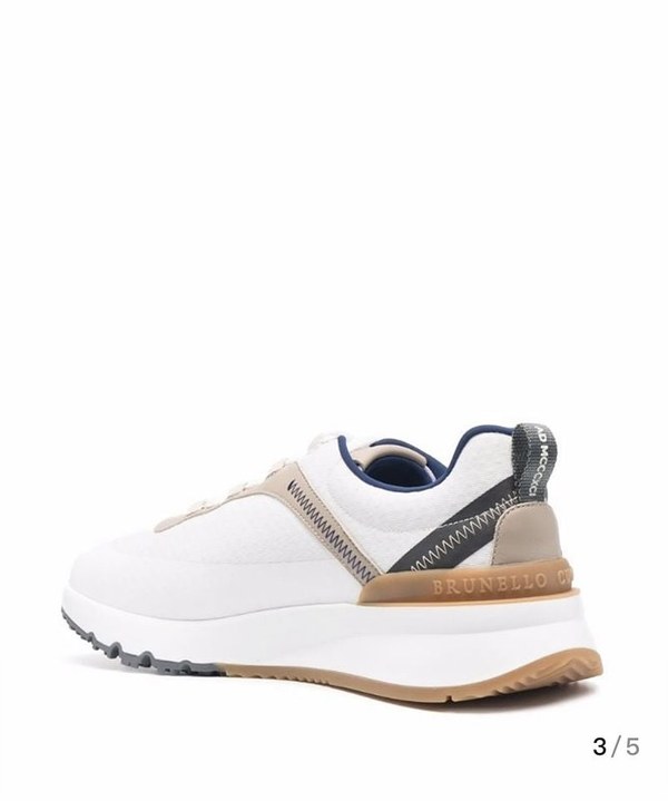 BRUNELLO CUCINELLI 브루넬로 쿠치넬리 남성 로우탑 스니커즈 / 화이트비스킷 [매장가165만원대]