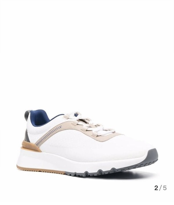BRUNELLO CUCINELLI 브루넬로 쿠치넬리 남성 로우탑 스니커즈 / 화이트비스킷 [매장가165만원대]