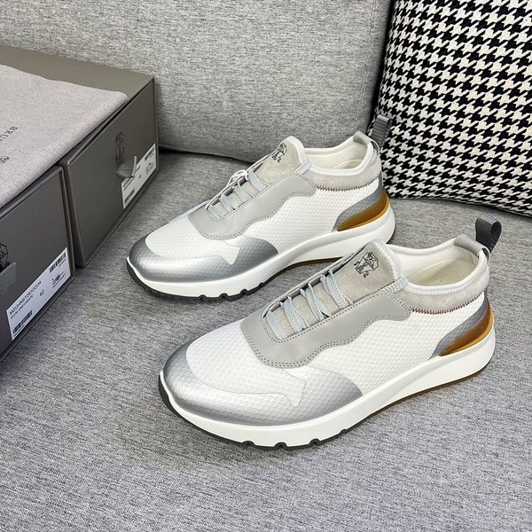 BRUNELLO CUCINELLI 브루넬로 쿠치넬리 남성 로우탑 스니커즈 / 화이트 [매장가165만원대]