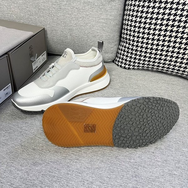 BRUNELLO CUCINELLI 브루넬로 쿠치넬리 남성 로우탑 스니커즈 / 화이트 [매장가165만원대]