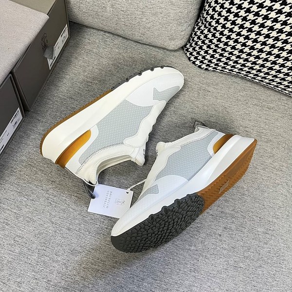 BRUNELLO CUCINELLI 브루넬로 쿠치넬리 남성 로우탑 스니커즈 / 그레이 [매장가165만원대]