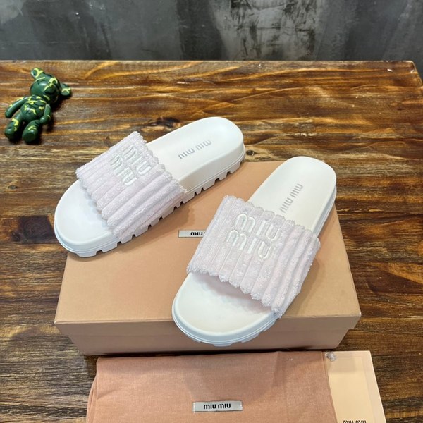 미우미우 테리 슬리퍼 Miu Miu Terry Cloth Slide [매장가 70만원대]