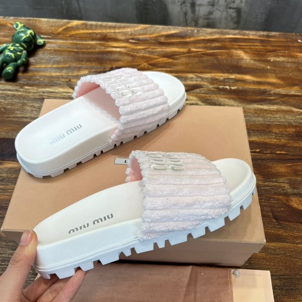 미우미우 테리 슬리퍼 Miu Miu Terry Cloth Slide [매장가 70만원대]
