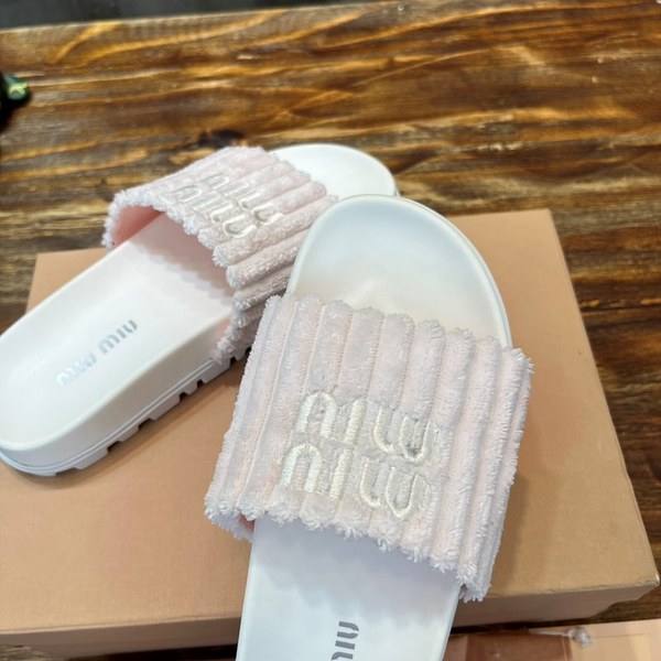 미우미우 테리 슬리퍼 Miu Miu Terry Cloth Slide [매장가 70만원대]