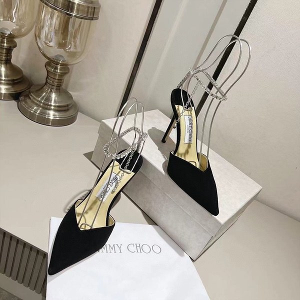 지미츄 다이아몬드 체인 샌들 힐 [매장가 310만원대]