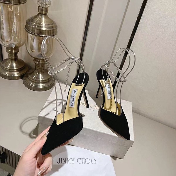 지미츄 다이아몬드 체인 샌들 힐 [매장가 310만원대]