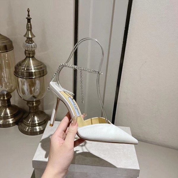 지미츄 다이아몬드 체인 샌들 힐 [매장가 310만원대]